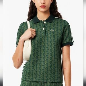 Lacoste Women's Green Polo Shirt